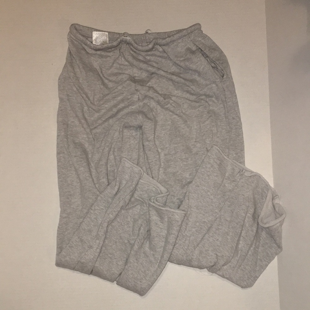 Light Gray Drawstring Sweatpants - Picture 5 of 5